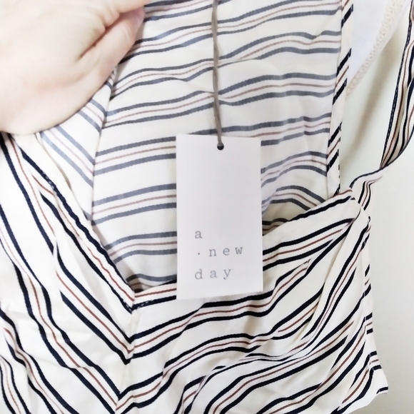 A New Day Striped Sleeveless Midi Tank Dress - Picture 7 of 9